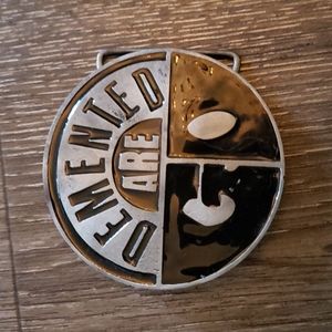 Demented Are Go belt buckle